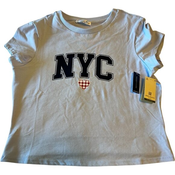 NWT 🌸4/$20🌸 NYC Graphic PJ Top - Picture 7 of 14
